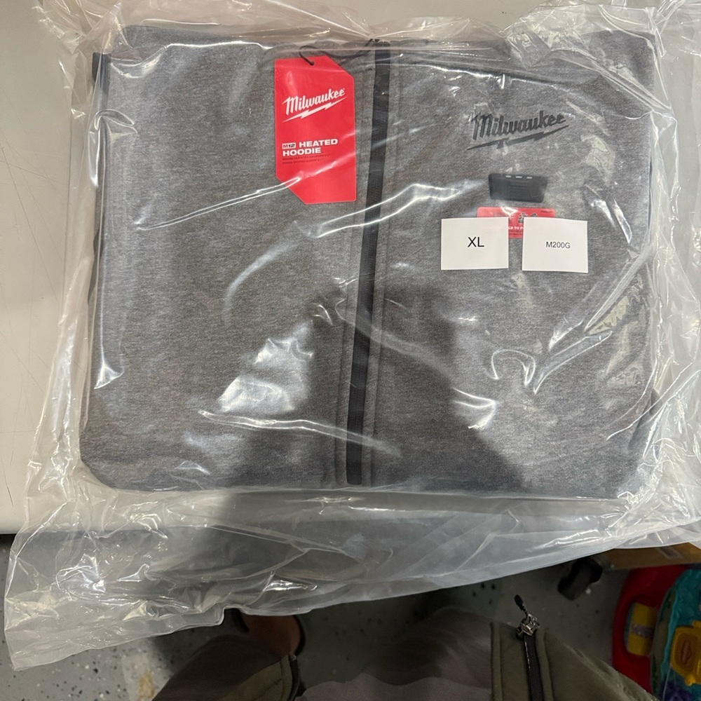 Milwaukee Gray Heated Hoodie for Men